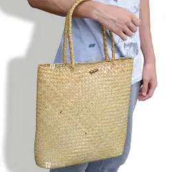 WHISM сумки на плечо из ротанга, соломы, женские вязаные сумки, корзины ручной работы для хранения, дорожная плетеная корзина для хранения с