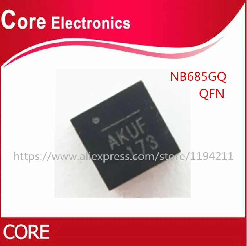 10 шт. NB685GQ-Z NB685GQ NB685 (AKUF AKUE) QFN-12 Новый | Электронные компоненты и принадлежности