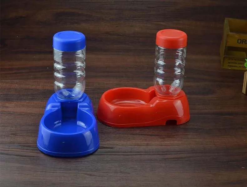 Free Shipping automatic Dog Water fountain Bow bottle dispenser Storage