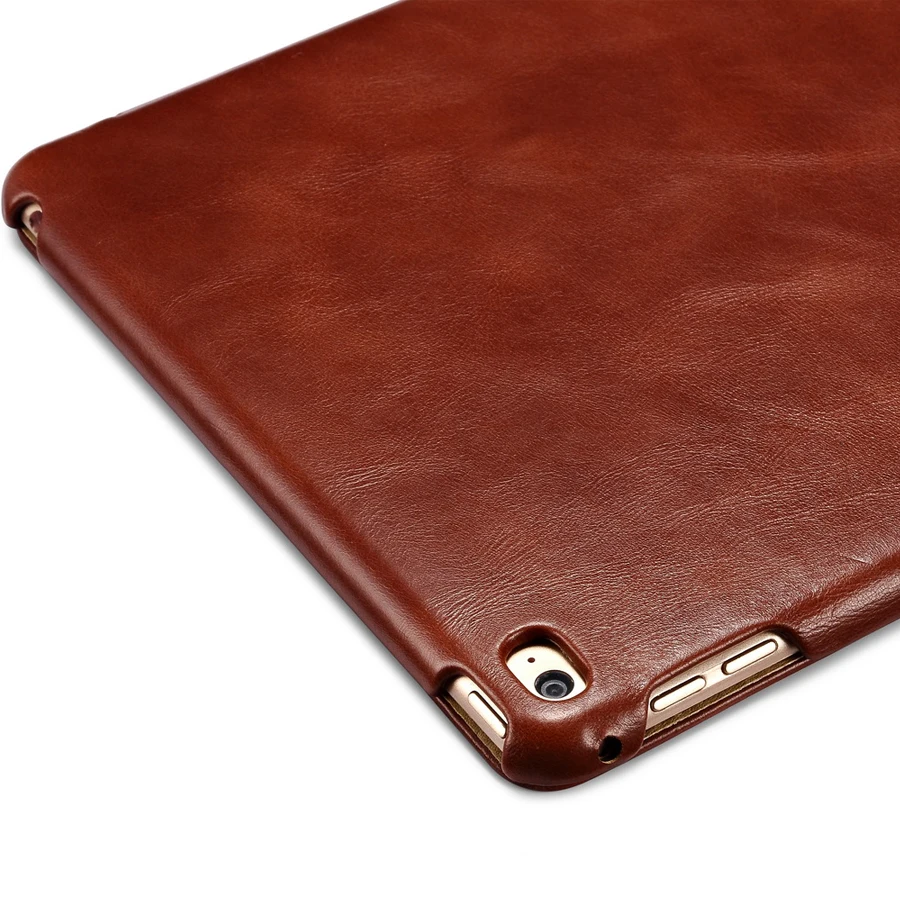 ICarer для Apple iPad Air 2 6 Чехол люксовый бренд ультра тонкий жесткий натуральная кожа Подставка Броня Полный защитный чехол