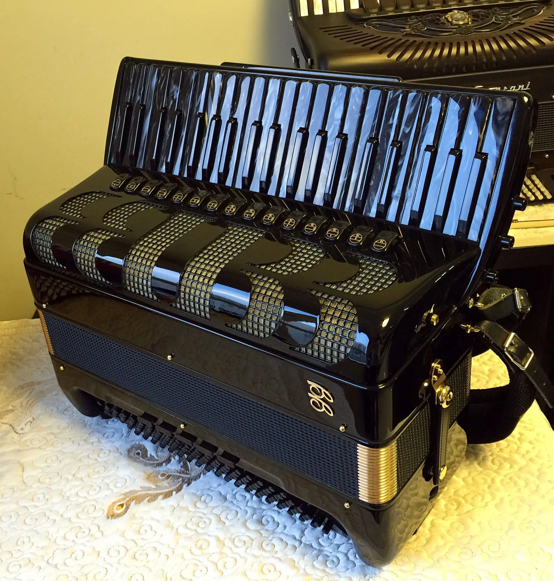 Imported four row accordion 120 bass reed windin Accordion from Sports