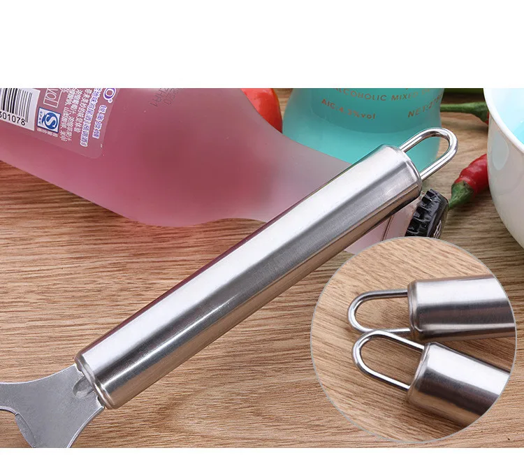 1 шт. 2 в 1 консервный нож из нержавеющей стали ручной консервный нож открывалка для бутылок легкий консервный нож KX 251
