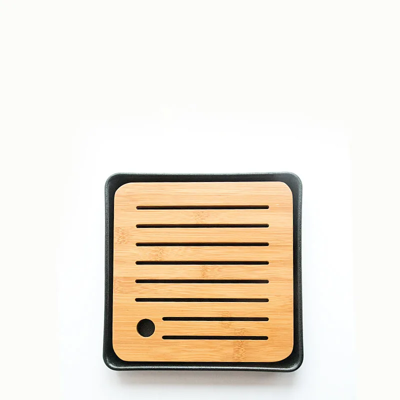  TANGPIN square and rectangle ceramic tea trays bamboo tea board kung fu tea tray table