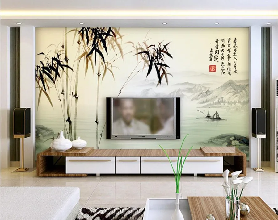 Online kaufen groÃhandel landschaftsbau bambus aus china ... Schöne wandbilder schlafzimmer