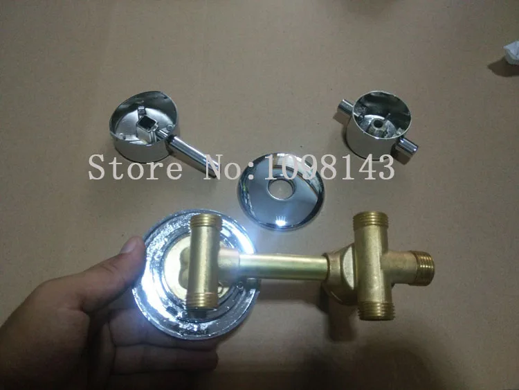 

3 Ways Screw water outlet shower room faucet mixing valve, 2/3/4/5 ways water shower room mixer shower room controller chrome