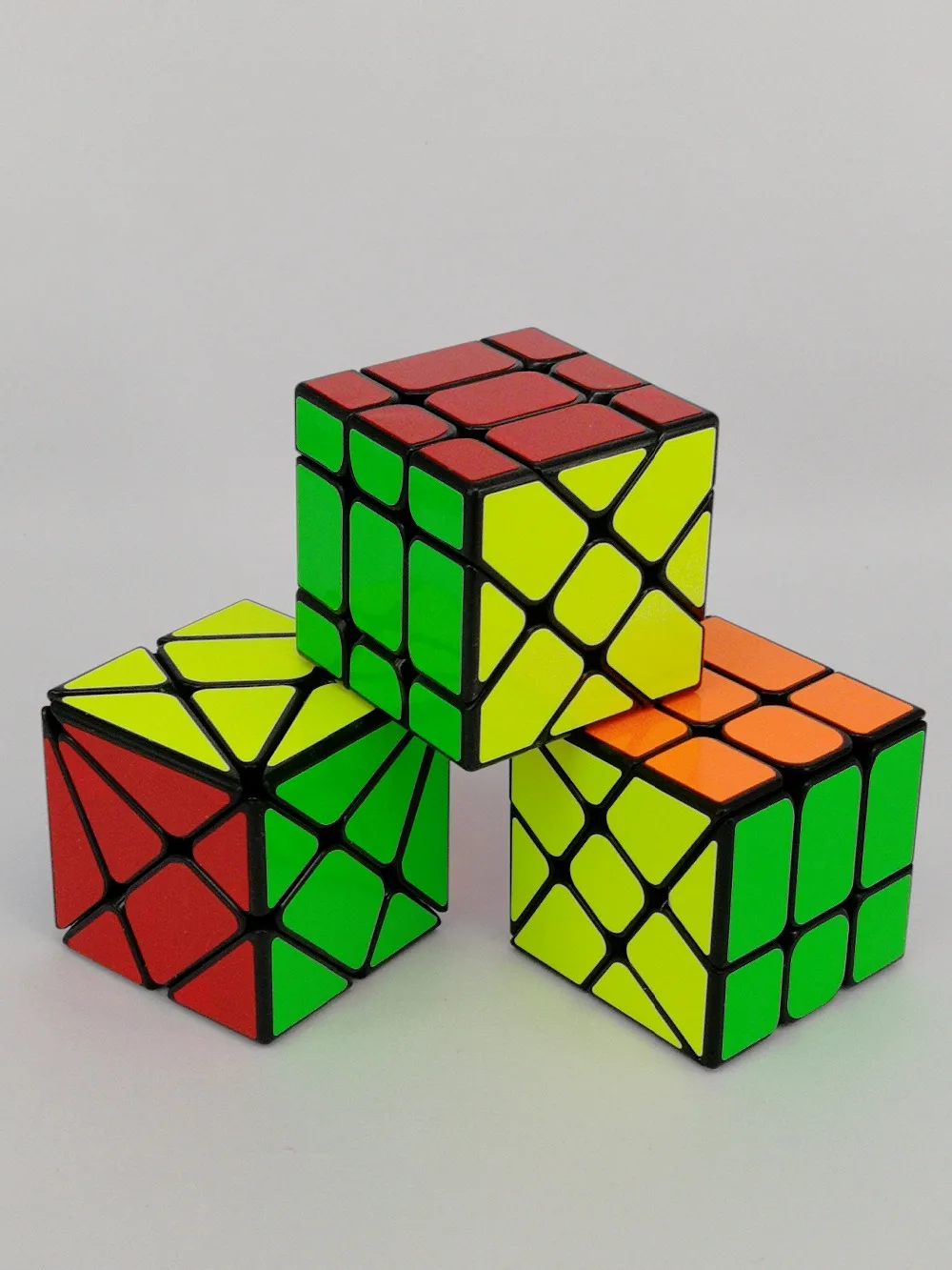 

CuberSpeed Speedcubing Bundle YJ Fisher V2 cube Black YJ Axis v2 3x3 cube & YJ Windmill V2 3x3 cube Black Speed cube