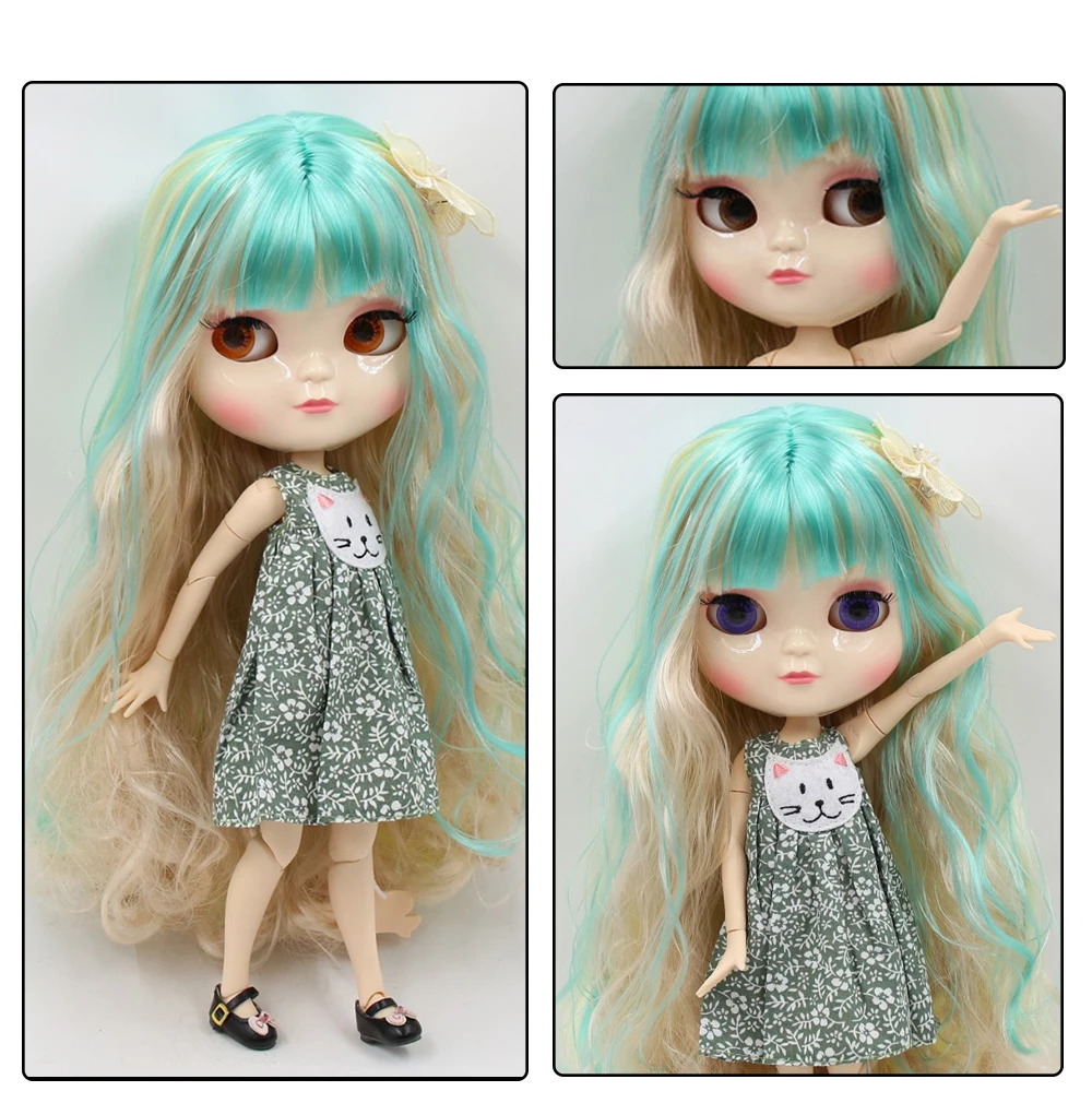 Neo Blythe Dolls Multi-Color Hair Azone Jointed Body 8