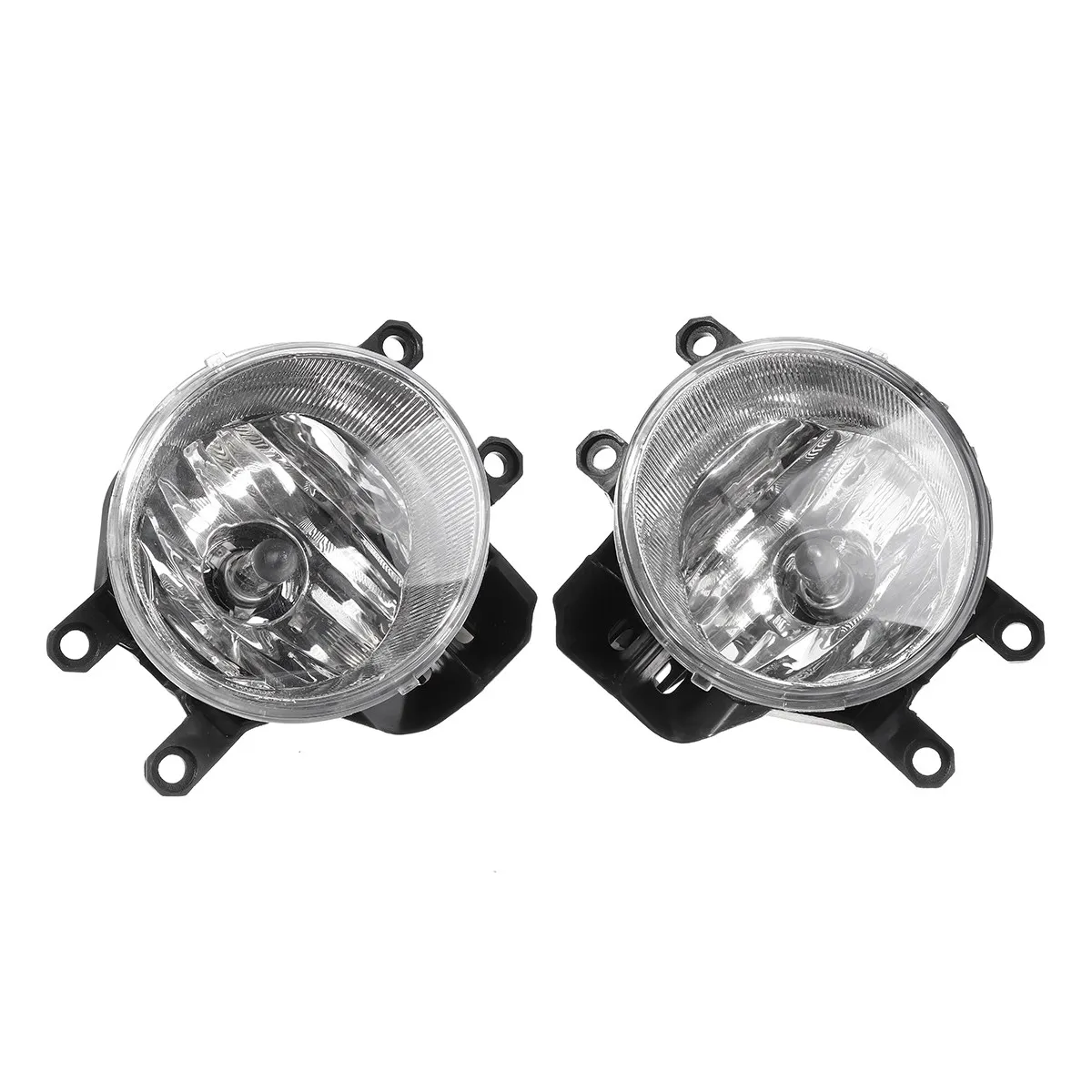 Pair Front Left Right Bumper Fog Lights Driving Lamps H16 w/ Harness