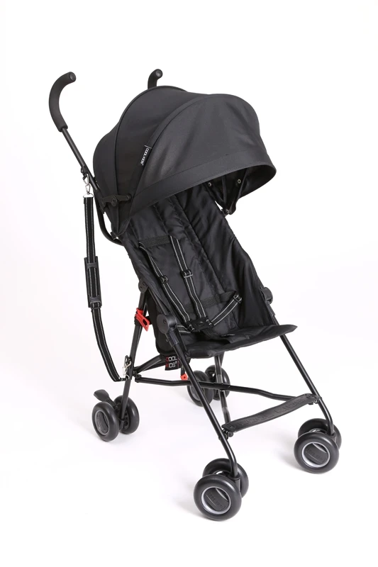 Детская коляска, ультра-портативный складной светильник, 3,25 кг, может лежать, четыре колеса, амортизатор, Мини карманный автомобиль - Цвет: black