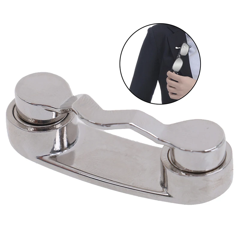 

Magnetic Stainless Steel Eyeglass Holder Eyewear Holder Safety Brooch Sunglasses Eyewear Bag Decoration Accessories