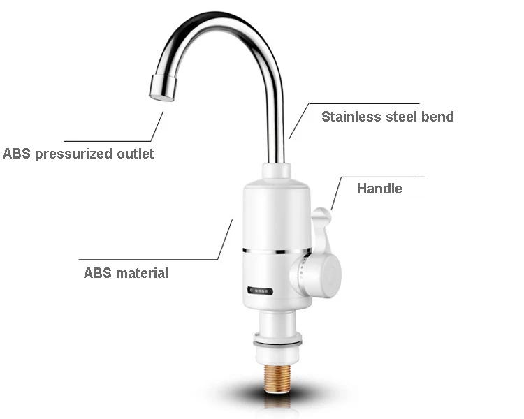 Электрический мгновенный нагреватель воды, кран для воды, быстрый нагреватель, раковина, безрезервуарный кухонный душ, водонагреватель, кран, нагрев потока