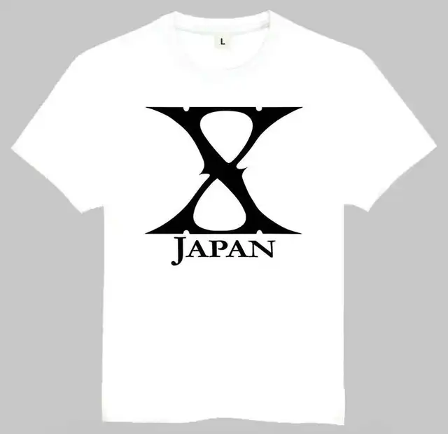 Heavy Metal Band X JAPAN T Shirt Fashion White Color Short Sleeve
