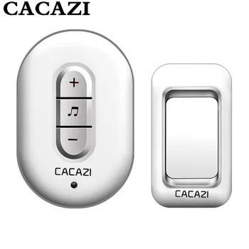 

Wireless Doorbell Waterproof 300M Remote 1 Battery Button 2 Receivers LED Light Home Cordless Bell 48 Chimes 6 Volume deurbel