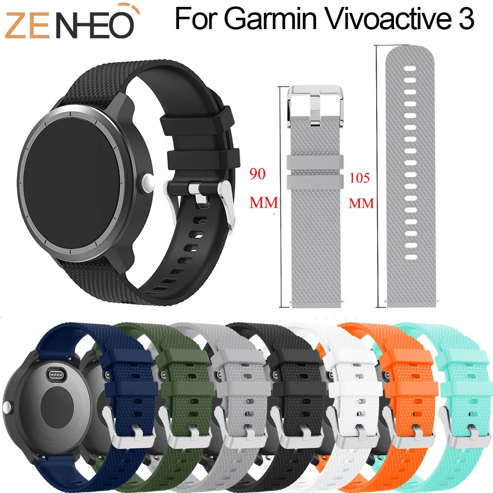 20 мм сменный ремешок для наручных часов Samsung Gear Sport Garmin Vivoactive 3/HR Браслет Forerunner 645 |
