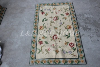 

Free shipping 2.5'x4' small carpets, woolen needlepoint rugs stunning floral design very good quality and competitive prices