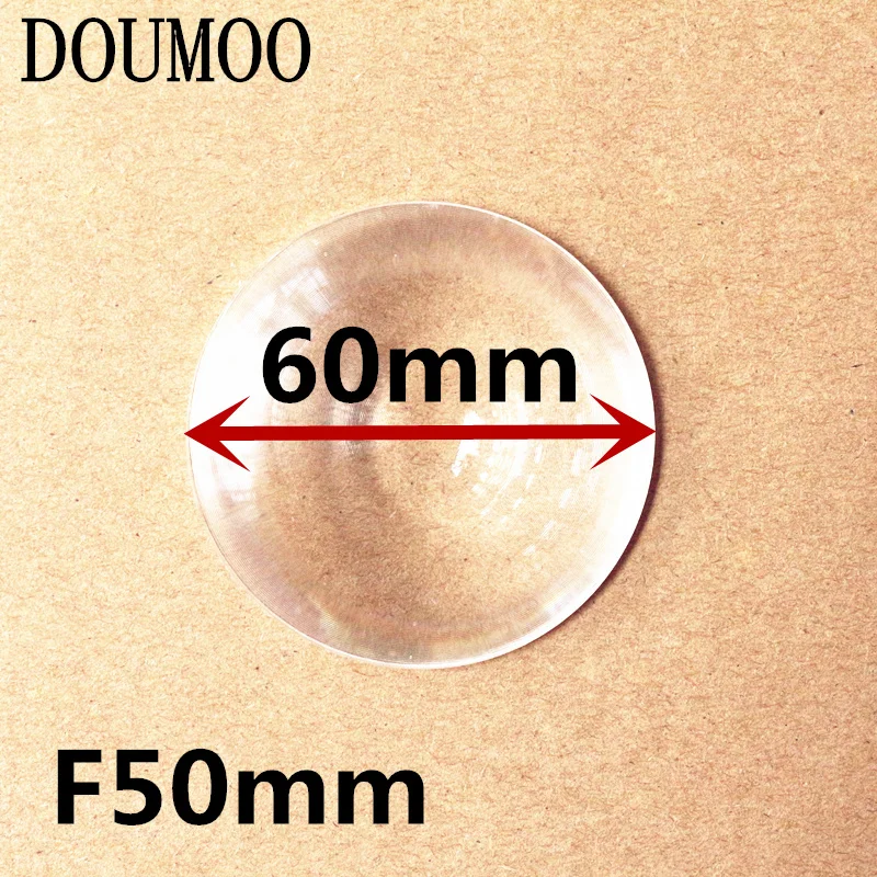 

Lens diy 4 pcs /lot Diameter 60 mm Focal length 50 mm plastic magnifying lens free shipping support dropshipping