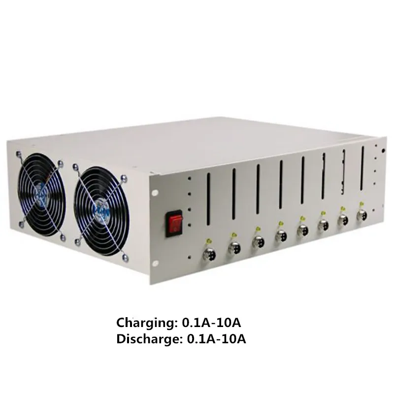 

8-channel Battery Split Cabinet Iron Lithium Battery Capacity Tester 18650 Batteries 10A Cycle Aging EBC-X Y