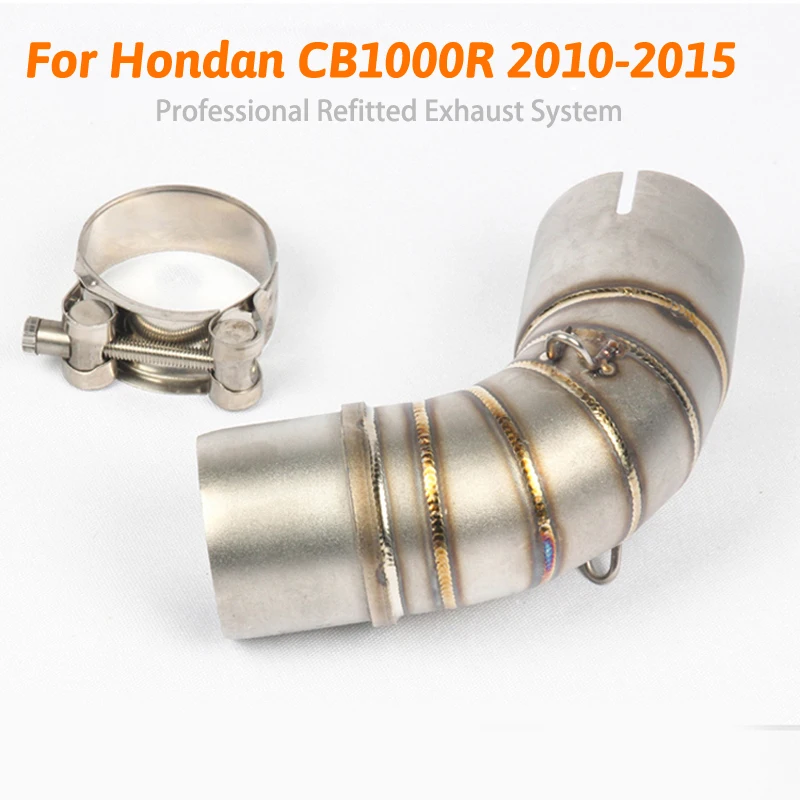 

Motorcycle exhaust cb1000r link pipe mid pipe contact pipe for CB1000R 10-15 cb1000r exhaust cb1000r muffler Stainless steel