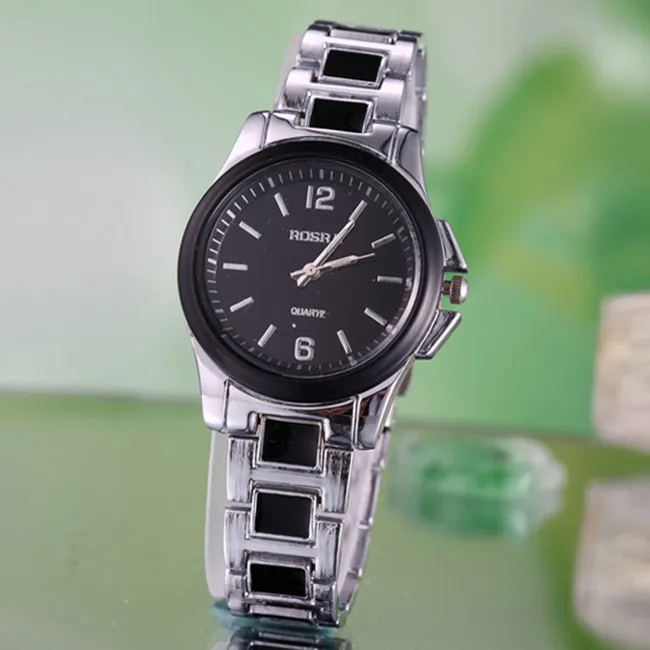 

Watch Men's Simple Design Hour Black Round Dial Stainless Steel Quartz Men Wrist Watch male relojes Free Shipping Drop Shipping