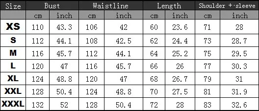 size inch