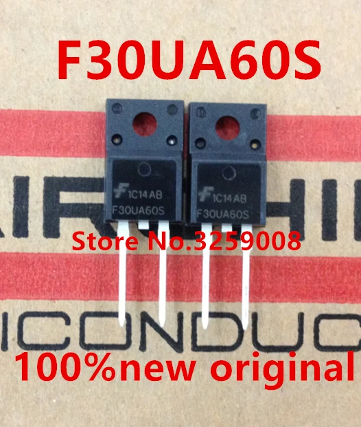

FFPF30UA60S F30UA60S 100% new imported original 10PCS
