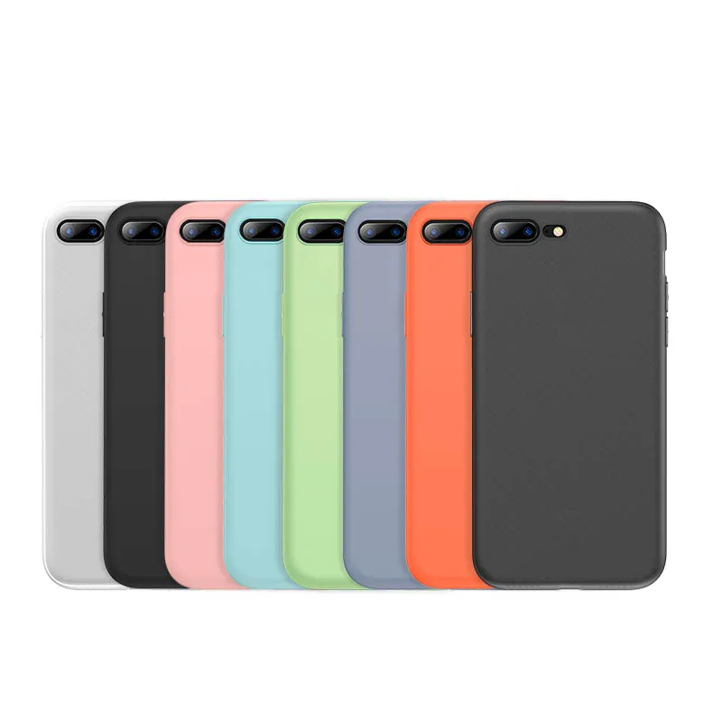 

Ultra-thin 360 Full Body Phone Case For iPhone8 / 7 Plus Cover Soft Silicone Shell moon soft silicone