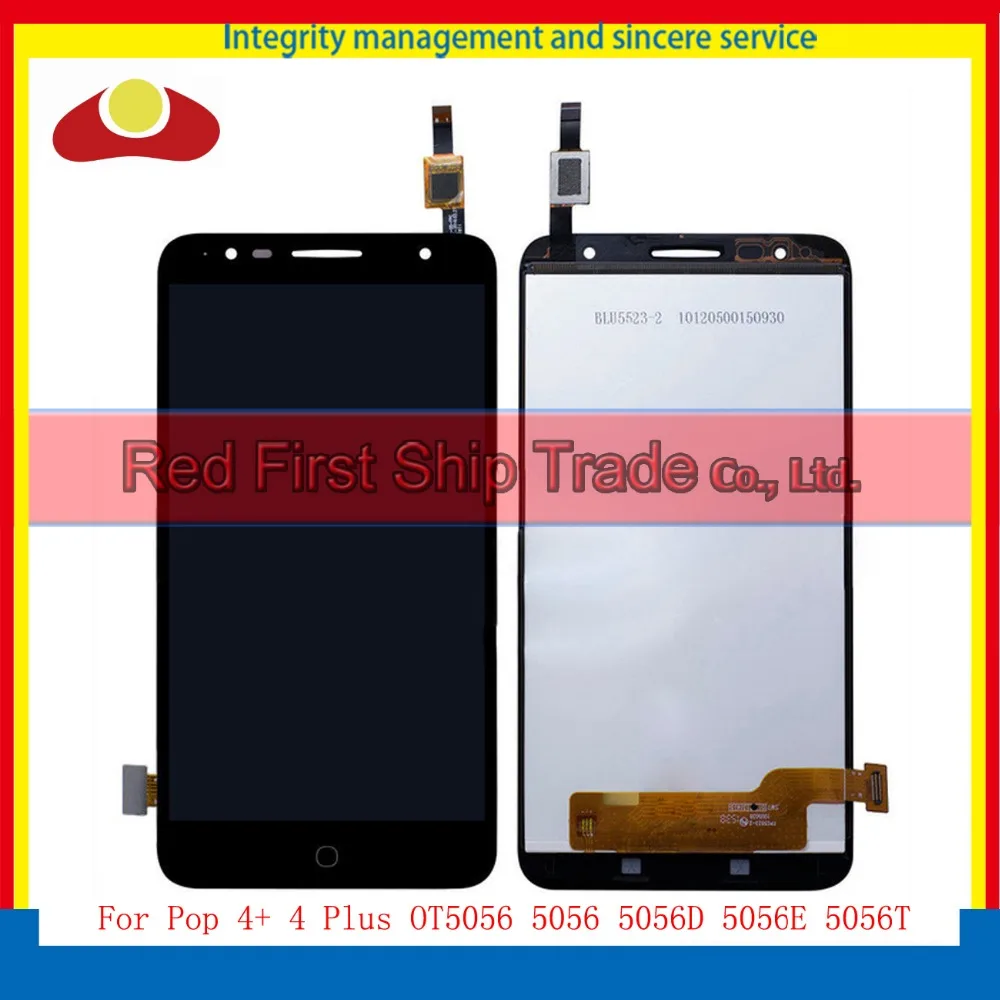 10pcs DHL For Alcatel Pop 4 Plus OT5056 5056 5056A 5056D OT Full Lcd Display With Touch Screen Digitizer Assembly Complete | Мобильные
