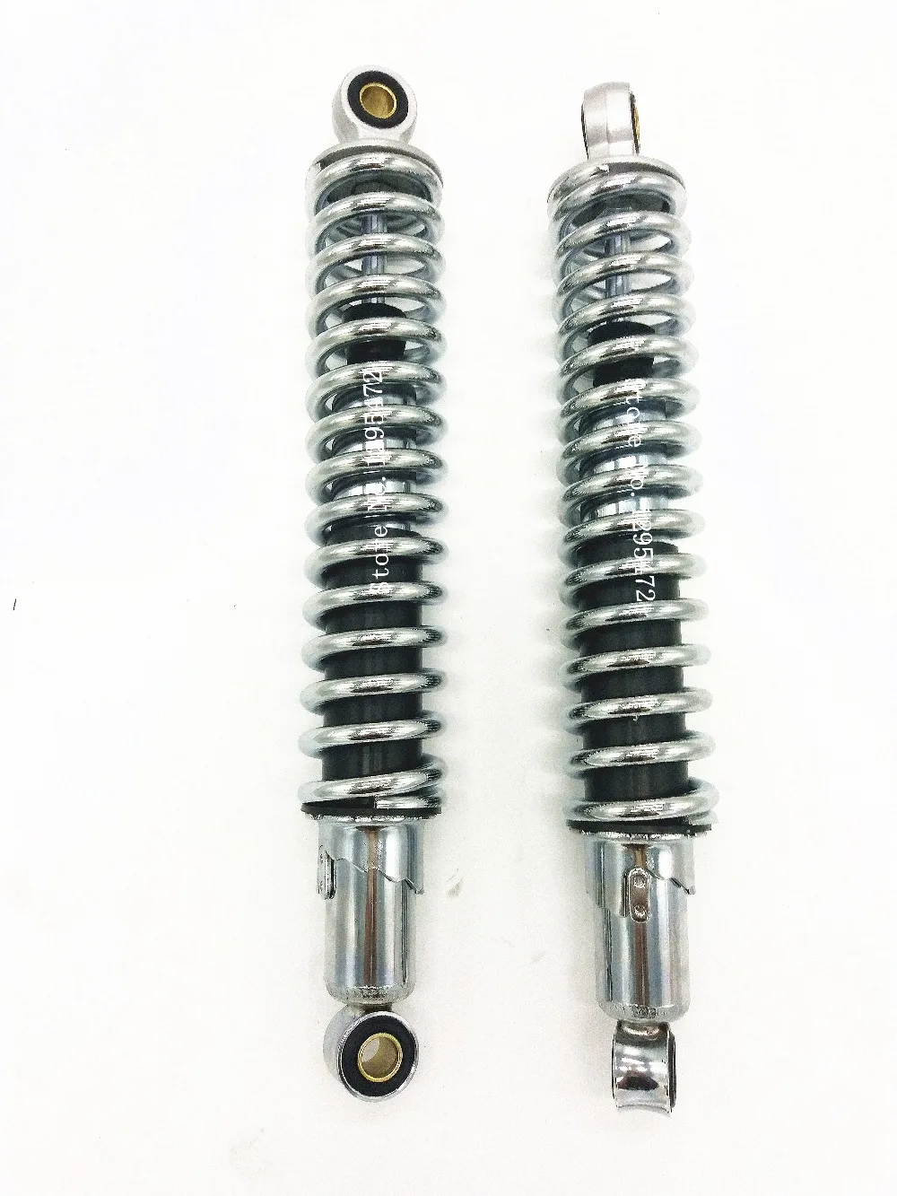 Universal 350mm EYE TO EYE CHROME Total Length 380mm REAR MOTORCYCL