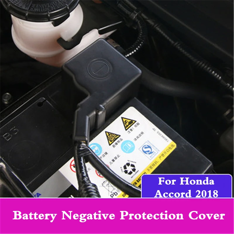 Car Negative Power Battery negative protection cover cap Anti-oxidation protective Frame Clip For Honda Accord 2018 2019 2020