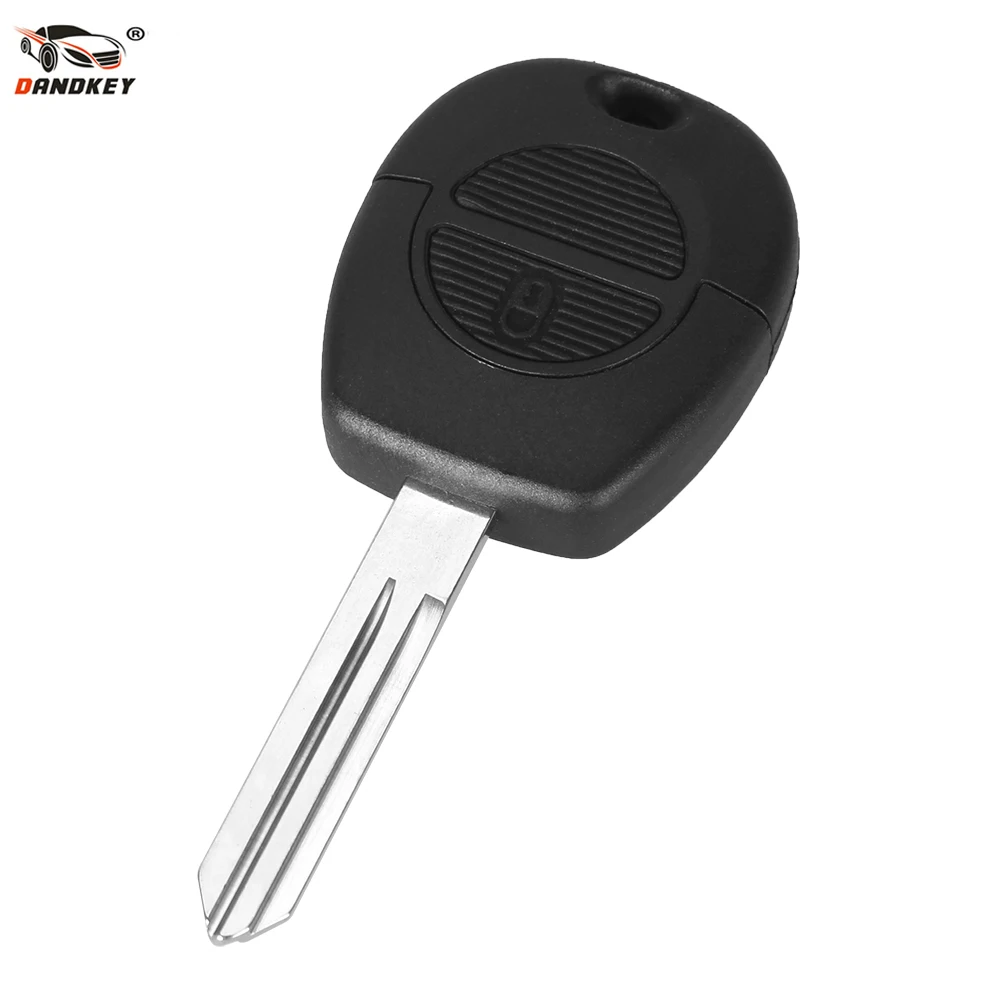 

DANDKEY 2 Button Remote Flip Fob Car Key Shell For Nissan Micra Almera Primera X-Trail Replacement Uncut Blade Case Cover