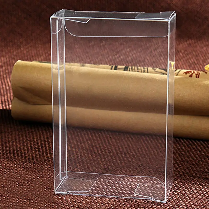 

50pcs 3xWxH jewelry gift box clear boxes plastic box transparent storage pvc box packaging Display pvc boxen for wed/christmas