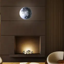 Креативный симулятор 3d светодиоды лунного света пульт дистанционного управления светодиодная лампа домашняя, комнатная, настенная лампа