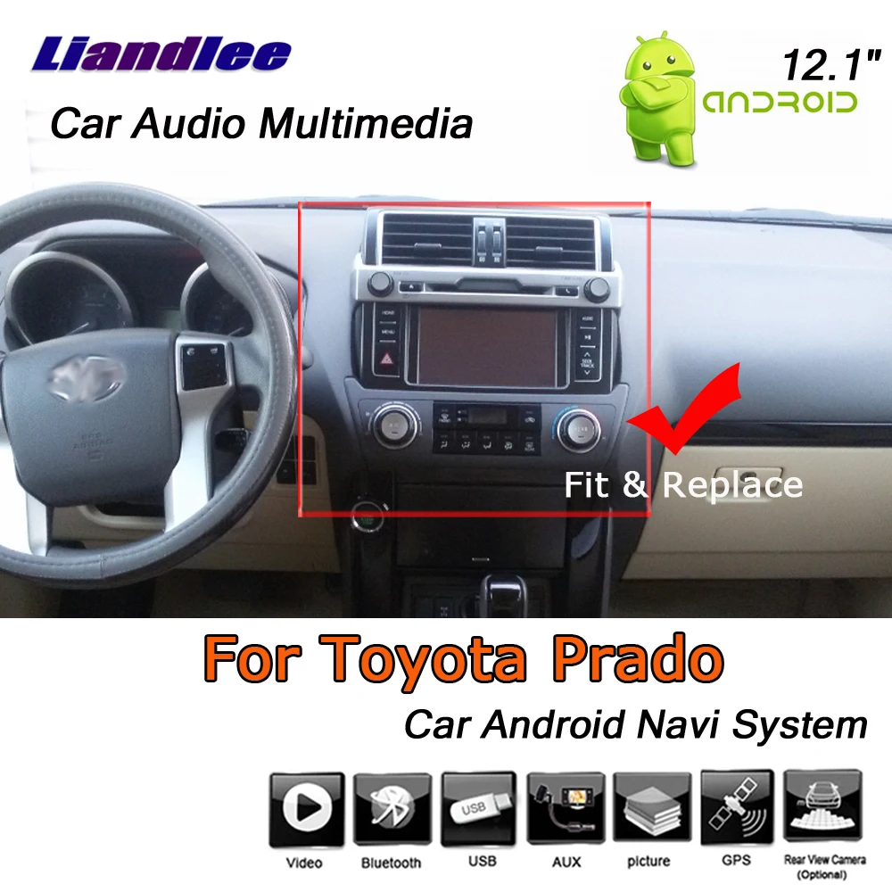 Cheap Liandlee 12.1" Android For Toyota Prado 150 2015~2019 Stereo Car Vertical screen Radio Video BT GPS Map Navi Navigation System 12 Cheap Liandlee 12.1" Android For Toyota Prado 150 2015~2019 Stereo Car Vertical screen Radio Video BT GPS Map Navi Navigation System 12