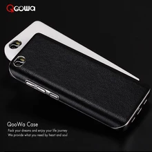 6 Colors for Xiaomi 5 Mi5 Mi5 M5 5.15” Leather Grain + Plating Frame Back Cover phone Case Free Shipping Track Number