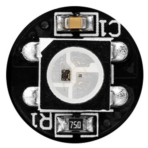 10~ 200 шт. WS2812B RGB светодиодный чип с теплоотводом 10 мм* 3 мм черный/белый PCB SK6812 5050 SMD светодиодный RGBW RGBWW Светодиодная лента DC5V - Испускаемый цвет: black led black PCB