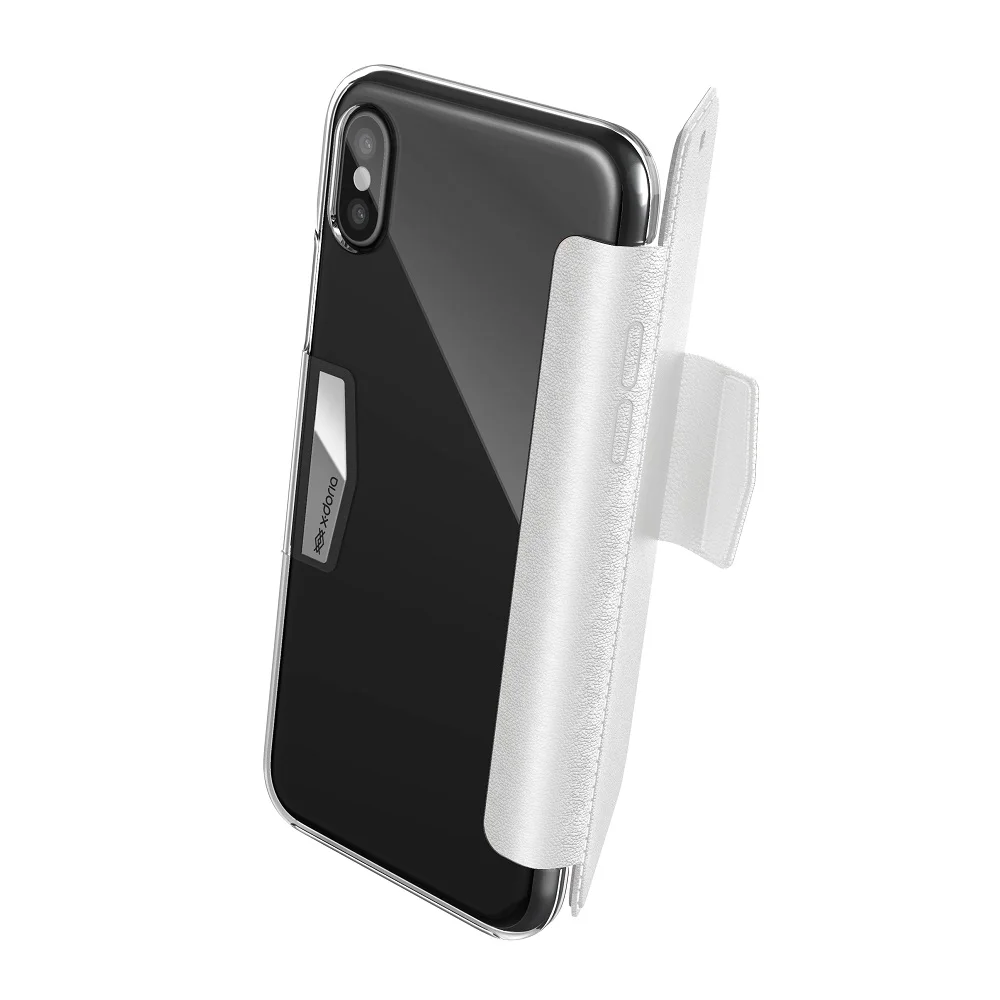 X-Doria Defense флип чехол-кошелек для iPhone X Роскошный чехол-книжка из искусственной кожи чехол для телефона для iPhone X чехол Встроенный слот для карт