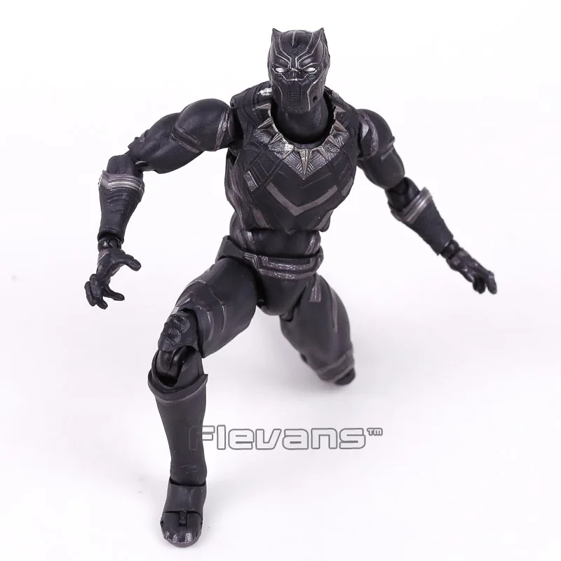 Капитан Америка Civil War Черная пантера ПВХ фигурка Коллекционная модель игрушки 16 см