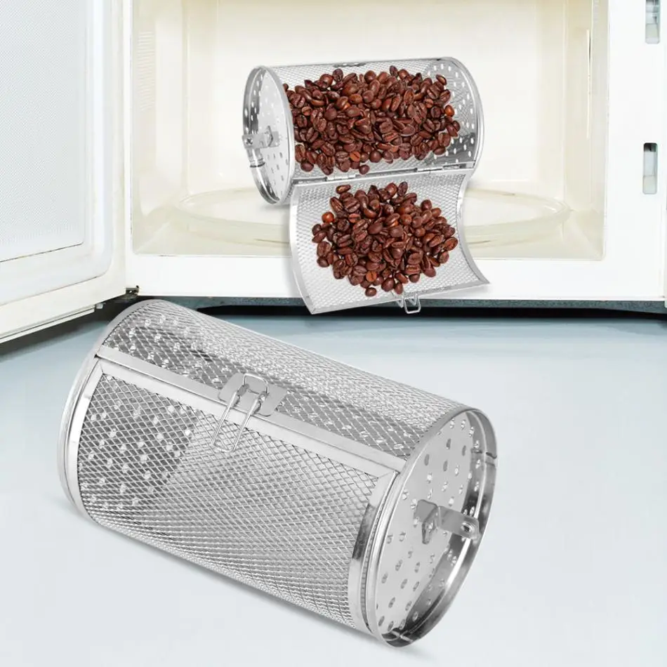 Stainless Steel Oven Roast Basket Rotisserie Grill Basket Roaster Drum