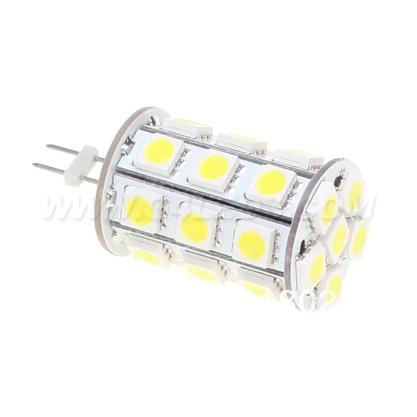 

Free Shipment!!! 27 LED G4 Base Bulb SMD 5050 Warm White Wide voltage DC10-30V/AC8-20V Sailing House Cabinet Lighting Lamp