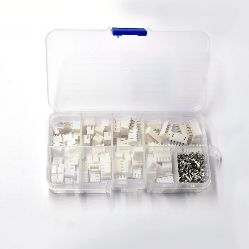 JST XH2.54 Stecker Set - 100 Stück 2P-5Pin Connector