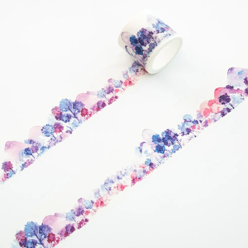 

1 Pcs/set 4cm Wide Novelty Mountain Forest Of Dreams Washi Tape Adhesive Tape DIY Scrapbooking Sticker Label Masking Tape