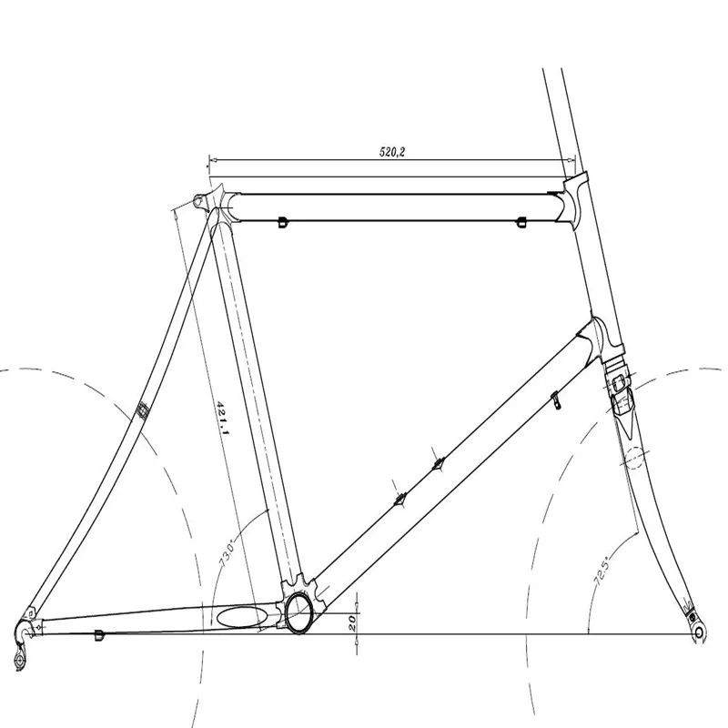 Sale TSUNAMI BMX frame chrome-molybdenum steel 22 inch BMX 451 wheel Bicycle frame 0