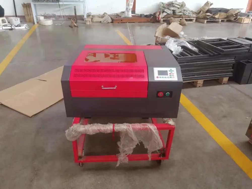 

free shipping to moscow 50w CO2 laser engraving machine with ruida controller