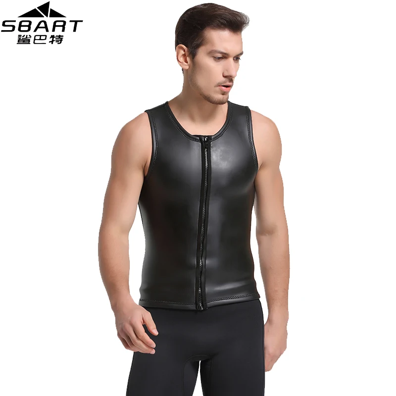 SBART 2 мм неопреновый жилет для Гидрокостюма без рукавов Защита от солнца смузи костюм для подводного плавания и серфинга рубашка для мужчин для серфинга дайвинга костюм куртка
