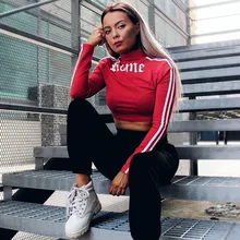 Turtleneck Sweatshirt Sexy Red Crop Tops Romeo Letter Printed Long Sleeve Tumblr Punk Cropped Sweatshirt Hoodies punk crop top Turtleneck Sweatshirt Sexy Red Crop Tops Romeo Letter Printed Long Sleeve Tumblr Punk Cropped Sweatshirt Hoodies punk crop top