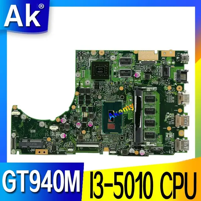 $US $210.03  AK K401LB GT940M/2G / I3-5010CPU / DDR3L 4GB RAM Motherboard For ASUS K401L K401LB K401 Laptop Main