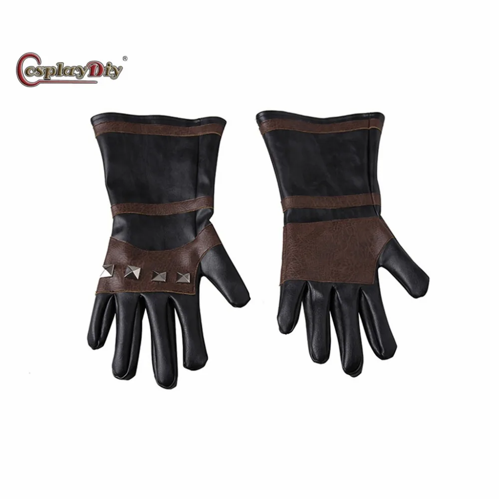 

Cosplaydiy Game The Witcher 3: Wild Hunt Geralt of Rivia Gloves Adult Men Halloween Carnival Cosplay Accessories J5
