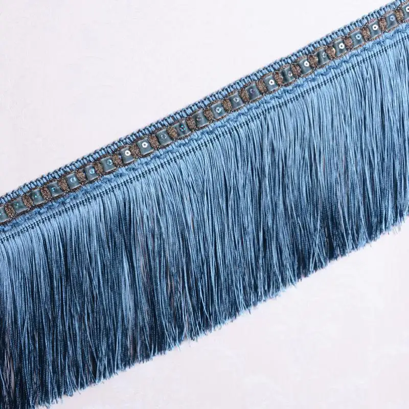 

12 Yards/lot Decorative Tassel Fringe Lace Trim Cortinas Accessories Diy For Sofa Table Cloth Trim Ribbons Sewing Tassels Borlas