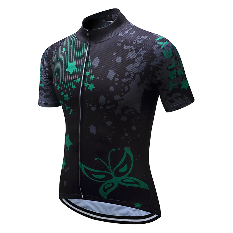 

Mans Racing Bike Pro Team Cycling Clothing Ropa Ciclismo 100% Polyester Quick Dry Breathable MTB Bicycle Cycling Jerseys TLY#11