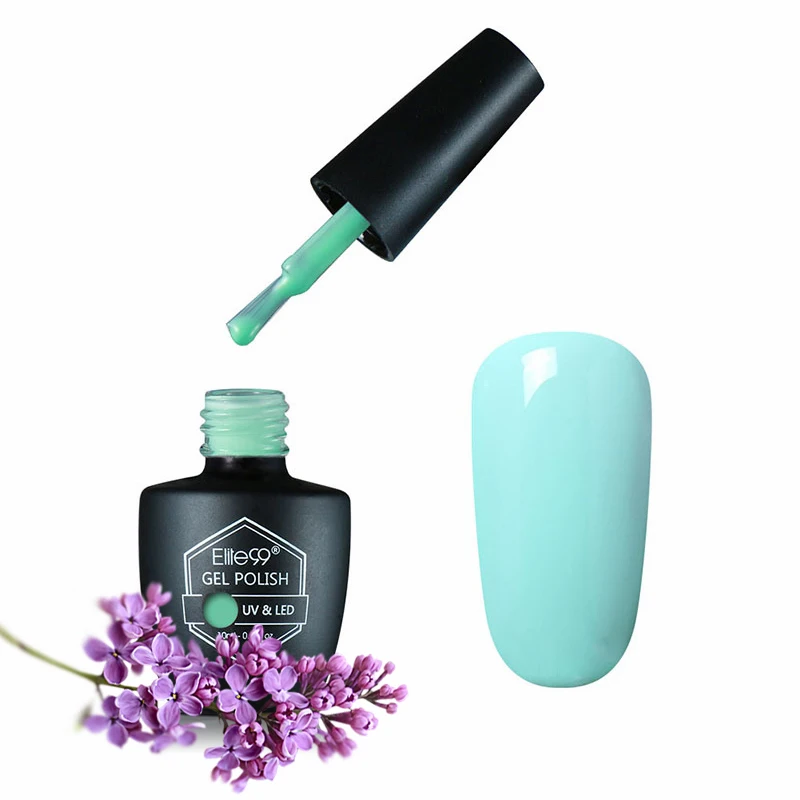 Elite99 10 مللي الأشعة فوق البنفسجية هلام مسمار البولندية Gelpolish مسمار الفن الأزياء بريق الألوان اختياري هلام ورنيش LED الأشعة فوق البنفسجية هلام ا...